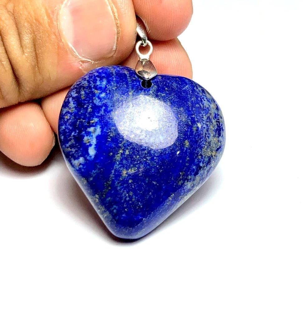 Lapis Lazuli Heart Pendant: Lapis Lazuli Heart Pendant Shipping: $23.00. Shipping rates are determined by Parcel weight and destination.
