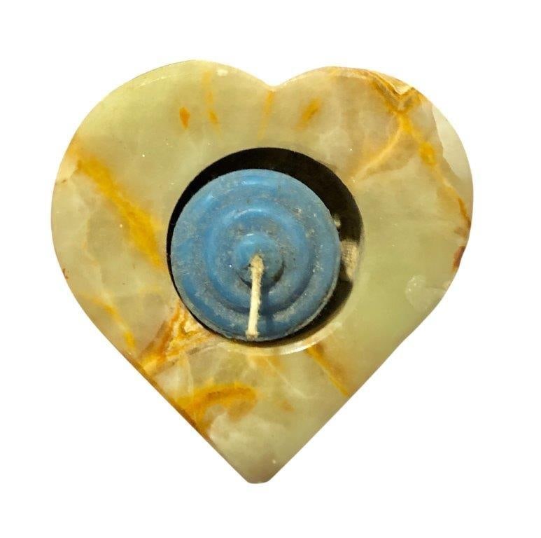 Hand Carved Natural Onyx Candle Holder | Polished Stone Home D?cor: Add timeless elegance to your space with this Hand Carved Natural Onyx Candle Holder, crafted from genuine onyx stone and carefully polished to reveal its rich natural patterns. This piece is carved