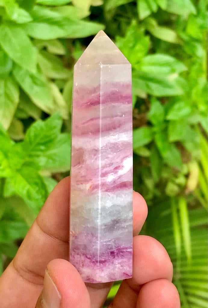 Premium Rainbow Fluorite Tower Natural Multicolor Crystal Point - 82.24 Grams - 80X20X18 mm: Premium Rainbow Fluorite Tower Natural Multicolor Crystal Point - 82.24 Grams - 80X20X18 mm Shipping: $30.00. Shipping rates are determined by Parcel weight and destination.