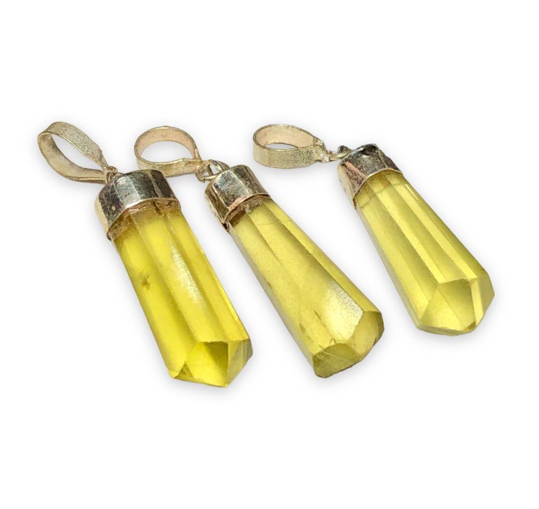 Healing Jewelry Citrine Quartz Healing Crystal Pendants: Healing Jewelry Citrine Quartz Healing Crystal Pendants Shipping: $23.00. Shipping rates are determined by Parcel weight and destination.