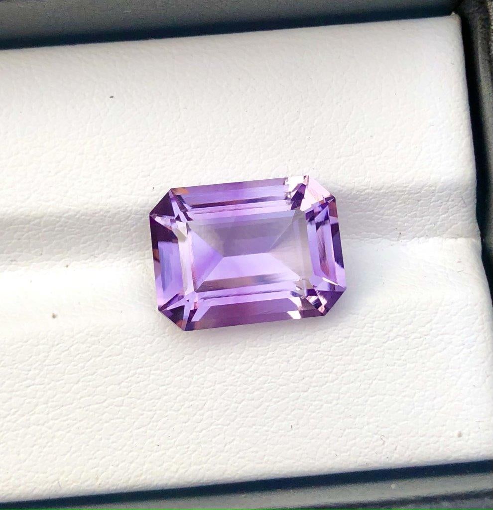 Emerald Cut Natural Ametrine - 7.20 Carats - 14X10X7 mm (1 of 3)