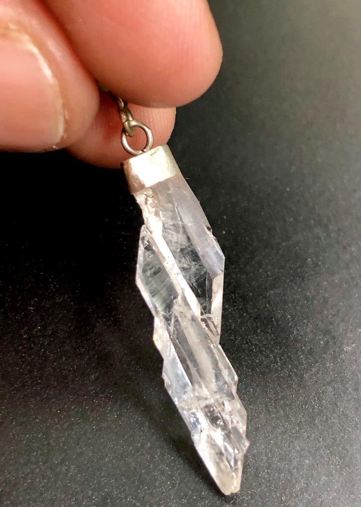 Sterling Silver Fedan Quartz Pendant: Sterling Silver Fedan Quartz PendantShipping Rate: $23.00 .shipping rates are determined by Parcel weight and destination.Combined shipping: We offer combine shipping on multiple items purchased to re