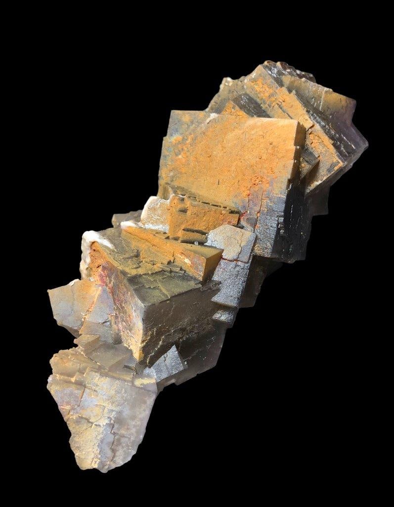 Natural Fluorite Cubic Mineral Specimen - 255 Grams - 109X45X45 mm (1 of 4)
