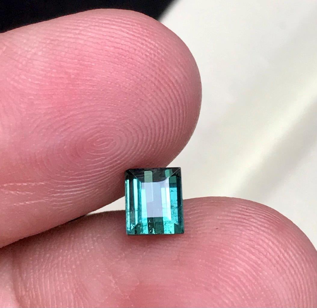 1 Carat Natural Bluish Green Tourmaline Loose Gemstone Premium Quality - 6X5X4 mm: 1 Carat Natural Bluish Green Tourmaline Loose Gemstone Premium Quality - 6X5X4 mm Shipping: