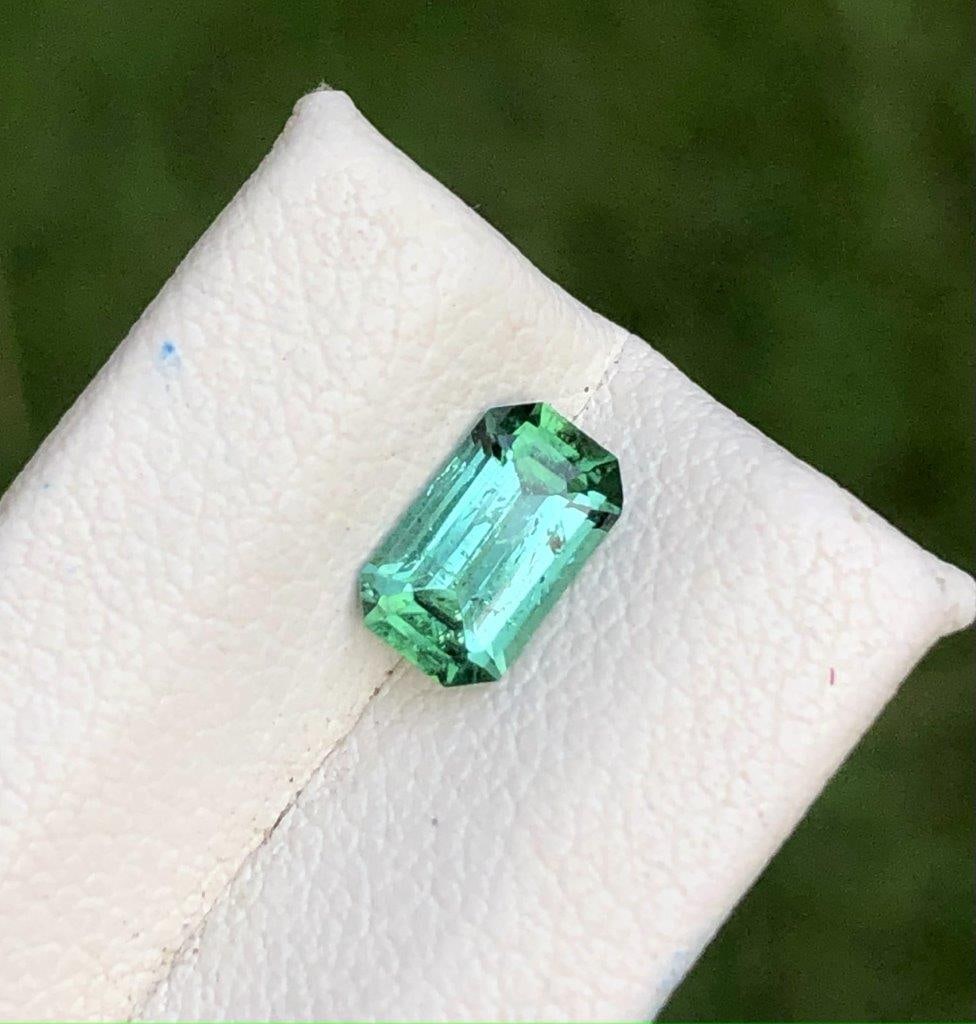 0.90 Carats Green Tourmaline - 7X4X3 mm: Natural Tourmaline Gemstone for Jewelry - 1.45 Carats - 10X4X4 mmShipping: