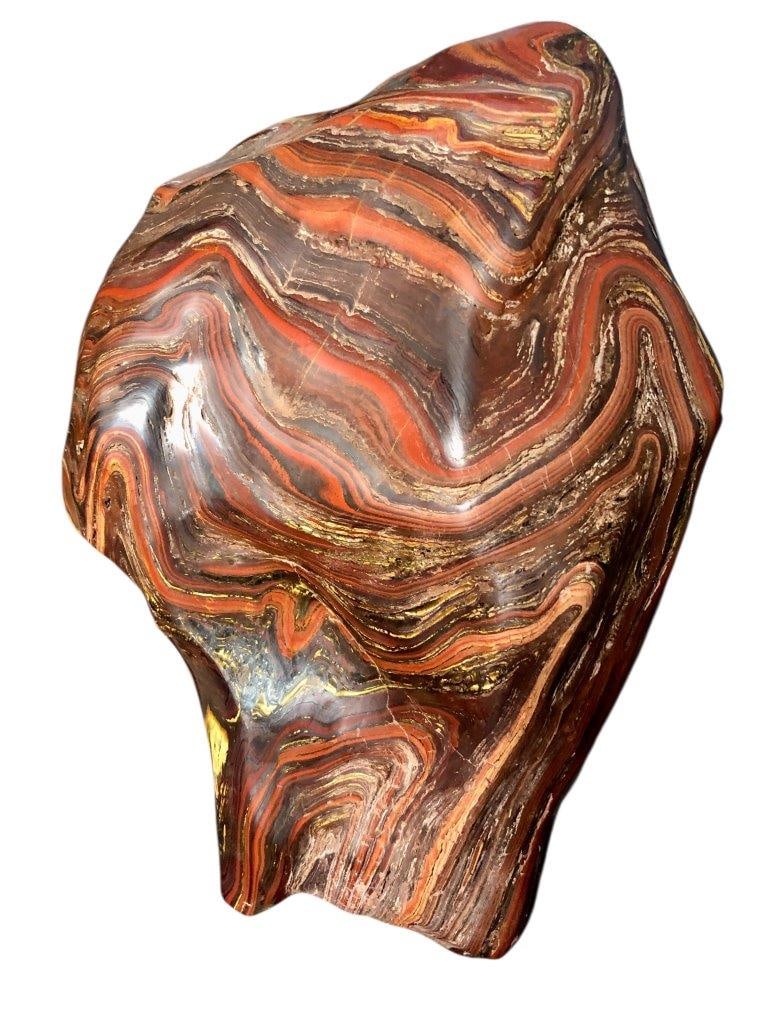 44 kg UNUSUAL SHAPE HIGH QUALITY NATURAL TIGER STANDING TUMBLE (1 of 9)