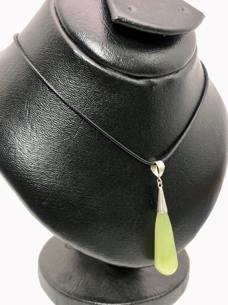 Green Serpentine Pendant Natural Gemstone Healing Jewelry (1 of 2)