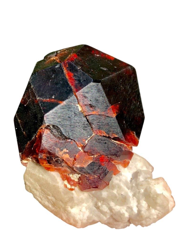 47 Grams High Quality Natural Garnet Crystal with Mother Rock ? Raw Red Garnet Mineral Specimen for: 47 Grams High Quality Natural Garnet Crystal with Mother Rock ? Raw Red Garnet Mineral Specimen for Collection & D?cor - 44X25X40 mm Shipping Rate: FREE SHIPPINGshipping rates are determined by Parcel