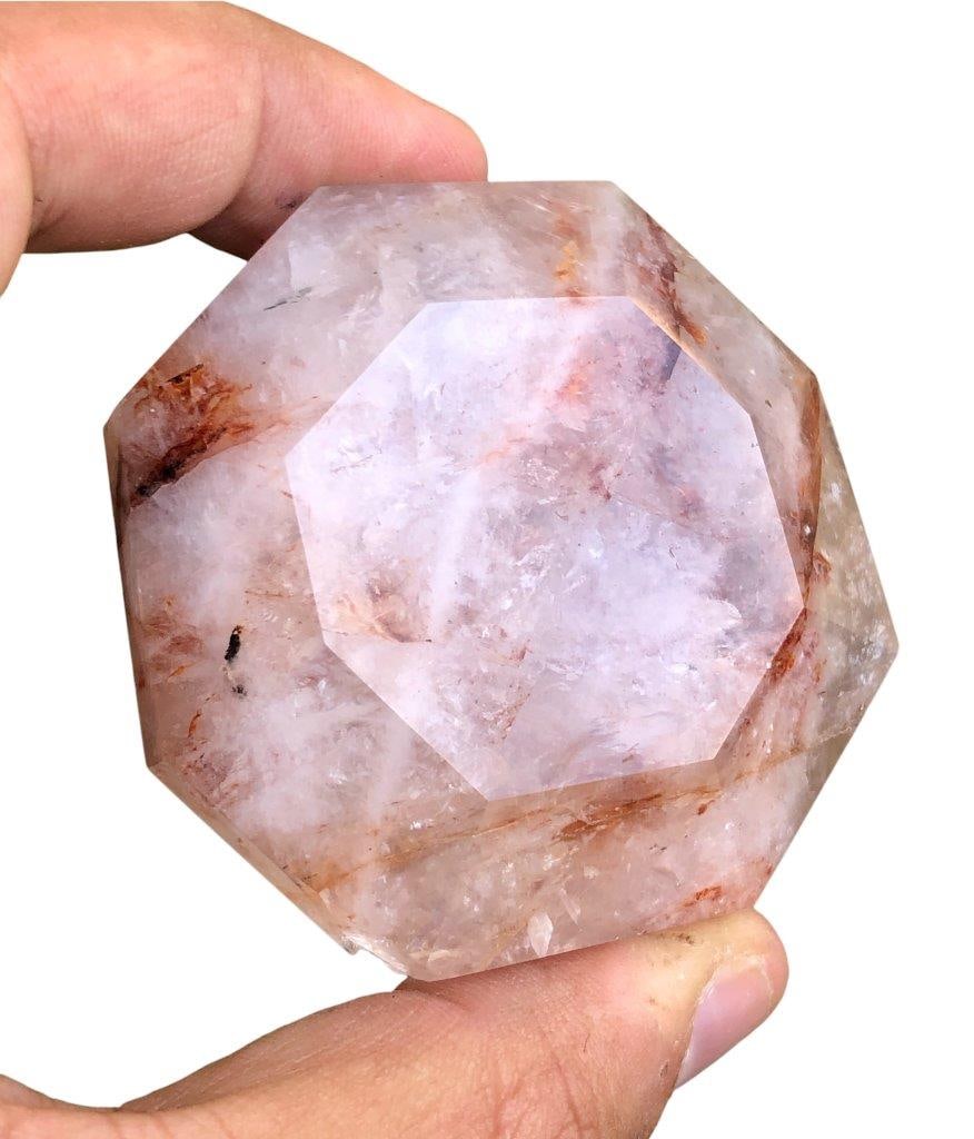 270 Grams Golden Healer Fire quartz Diamond - Natural Polished Crystal Point - Healing Stone Energy: 270 Grams Golden Healer Fire quartz Diamond - Natural Polished Crystal Point - Healing Stone Energy Shipping: $55.00. Shipping rates are determined by Parcel weight and destination.