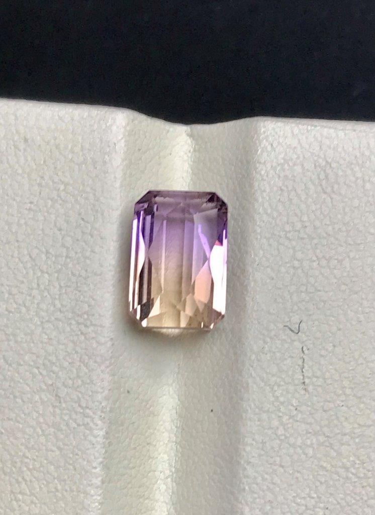 Premium Ametrine Loose Gemstone Natural Bi-Color Collector Stone - 7.40 Carats - 12X8X8 mm: Premium Ametrine Loose Gemstone Natural Bi-Color Collector Stone - 7.40 Carats - 12X8X8 mm Shipping: