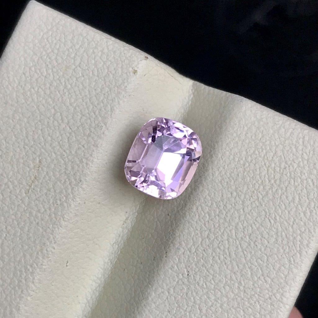 Natural Baby Pink Kunzite Loose Gemstone Premium Quality - 3.10 Carats - 8X8X6.5 mm: Natural Baby Pink Kunzite Loose Gemstone Premium Quality - 3.10 Carats - 8X8X6.5 mm