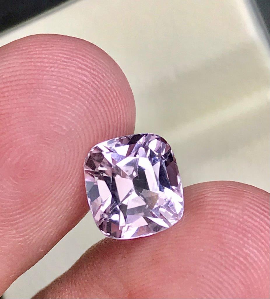 Beautiful Baby Pink Kunzite Natural Faceted Jewelry Gemstone - 3.65 Carats - 9X8X7 mm: Beautiful Baby Pink Kunzite Natural Faceted Jewelry Gemstone - 3.65 Carats - 9X8X7 mm