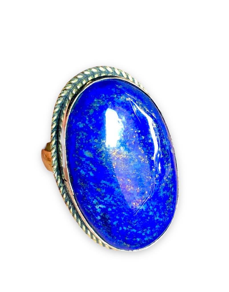 AAA Quality Royal Blue Lapis Lazuli Ring - Surprise Gift (1 of 2)