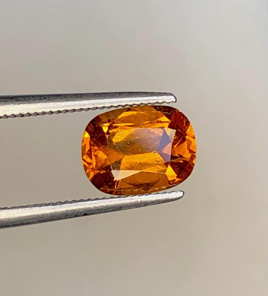 1.35 Carats Natural Hesosnite Garnet Gemstone - 8X6X4 mm (1 of 4)