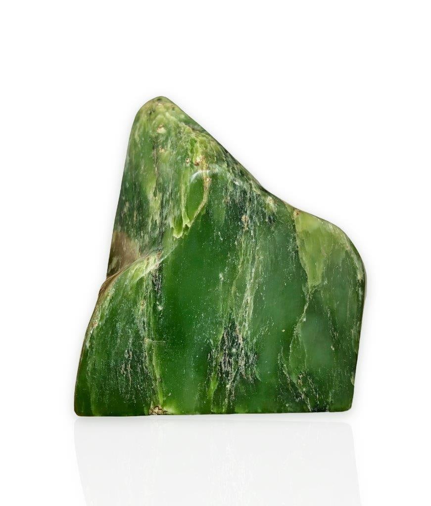 Nephrite Jade Healing Tumble - 594 Grams - 8X5.5X5 cm (1 of 3)