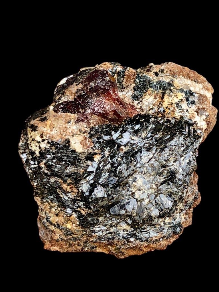 Natural Zircon Crystal With Mother Rock Specimen - 25 Grams - 40X35X18 mm (1 of 2)