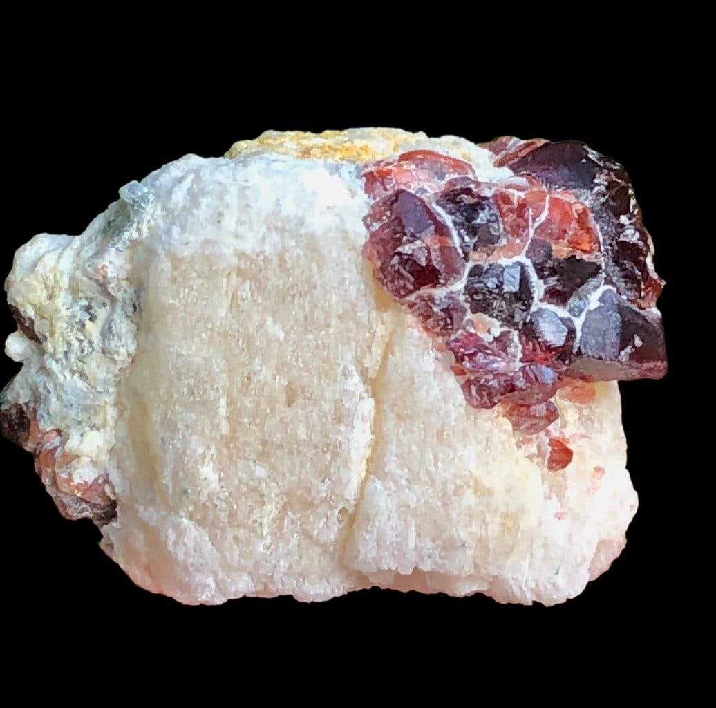 15.1 Grams Natural Garnet Crystals with Mother Rock ? Raw Red Garnet Mineral Specimen for Collection: 15.1 Grams Natural Garnet Crystals with Mother Rock ? Raw Red Garnet Mineral Specimen for Collection & D?cor - 29X21X19 mmShipping Rate: FREE SHIPPING .shipping rates are determined by Parcel weight a