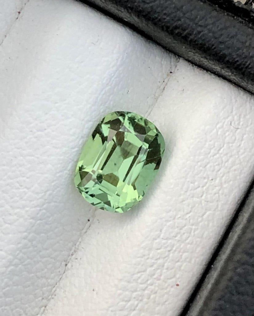 1.30 Carats Mint Green Tourmaline Gemstone - 8X6X4 mm (1 of 4)