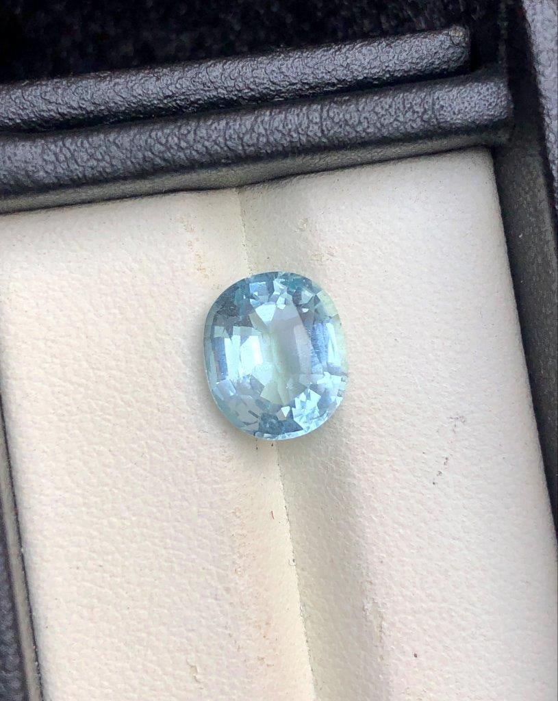 2.90 Carats Natural Aquamarine Gemstone - 10X9X6 mm: 2.90 Carats Natural Aquamarine Gemstone - 10X9X6 mm SHIPPING: 23$ Worldwide