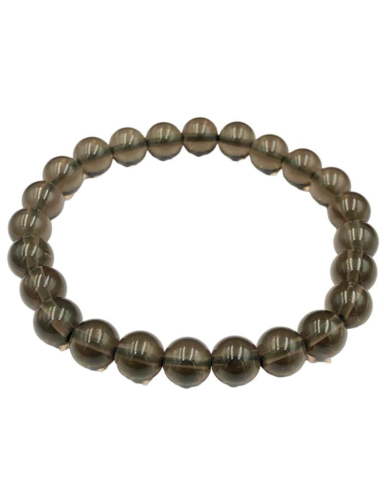 Smoky Quartz Beaded Bracelet (1 of 2)