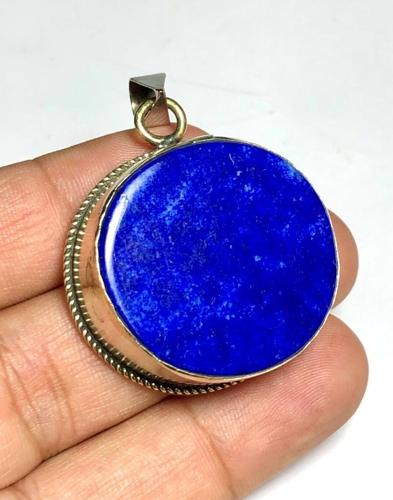 Perfect Lapis Lazuli Pendant Pure Gale Jewely (1 of 4)