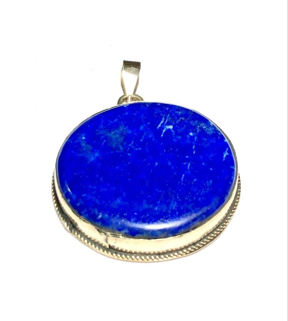Top Quality Lapis Pendant, Blue Lapis Pendant (1 of 3)