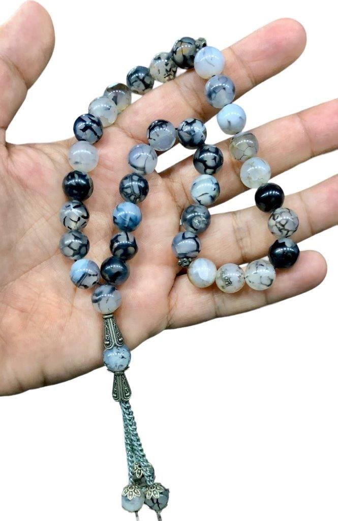 Natural Agate Handmade Healing Rosary: Natural Agate Handmade Healing Rosary Shipping: $23.00. Shipping rates are determined by Parcel weight and destination.