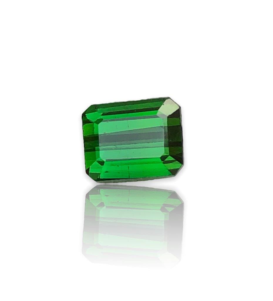 Perfect Cut Natural Green Tourmaline - 2.20 Carats - 8X6X5 mm (1 of 3)