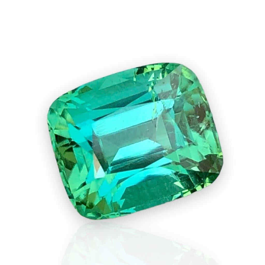 Greenish Blue Natural Tourmaline - 2 Carats - 8X7X6 mm (1 of 3)