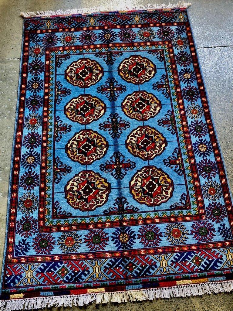 Afghan Handmade Rug, Wool Rug,Bedroom Rug, Living Room Rug. Home Decore Area 3' X 5' (1 of 7)