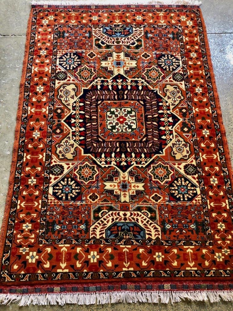 Custom Size Living room Carpet, Afghan Bokhara Rug 3' X 5' (1 of 6)