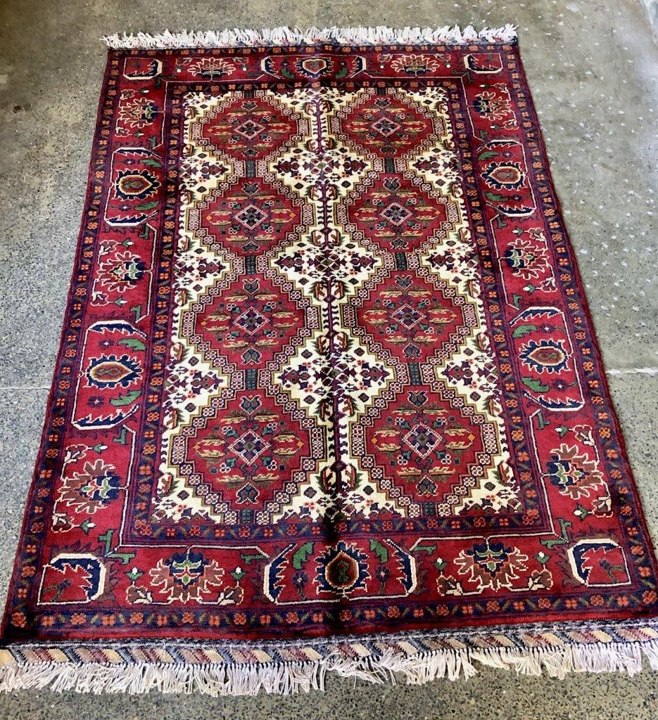 Pure Wool Home Decore Area Rug 3' X 5' (1 of 4)