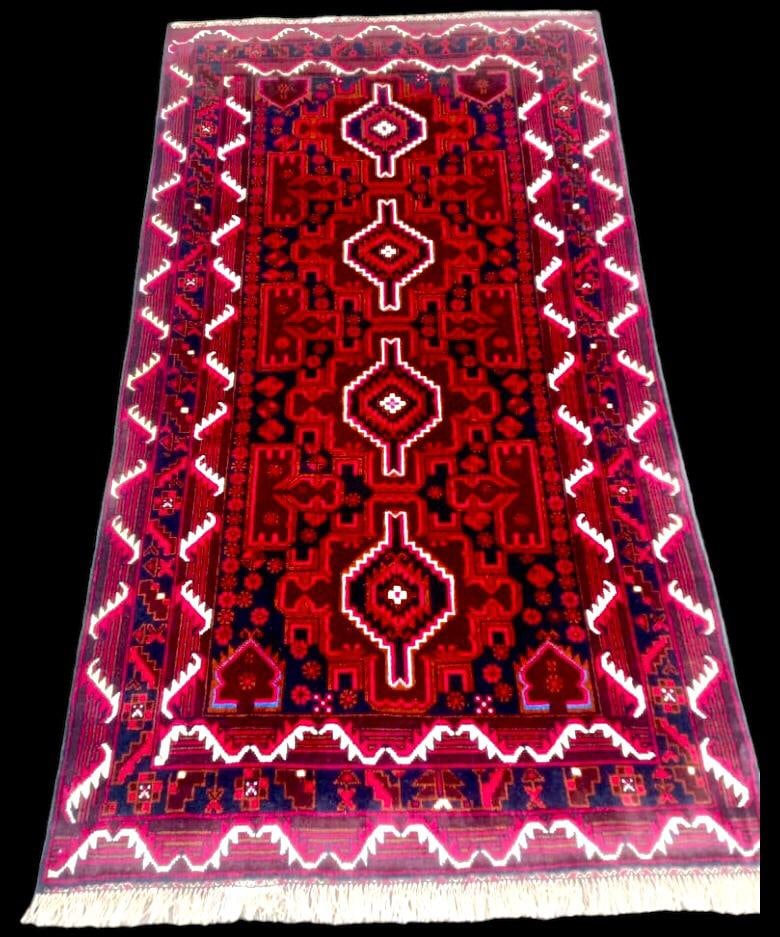Antique Turkmen Ersari Bukhara rug, Handmade Wool Area rug - 4'X6': Antique Turkmen Ersari Bukhara rug, Handmade Wool Area rug - 4'X6'Shipping: 50$ rates are determined by Parcel weight and destination.Combined shipping: We offer combine shipping on multiple items pur