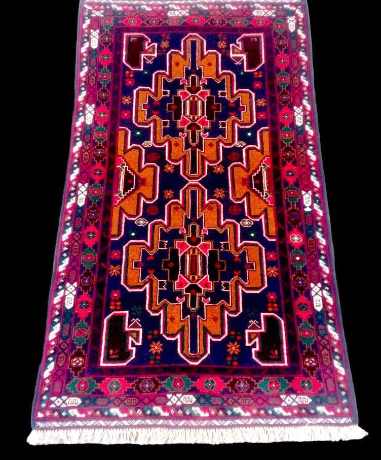 4' X 6' Handmade Afghan Rug, Bukhara Wool Rug: 4' X 6' Handmade Afghan Rug, Bukhara Wool RugShipping: 50$ rates are determined by Parcel weight and destination.Combined shipping: We offer combine shipping on multiple items purchased to reduce ship