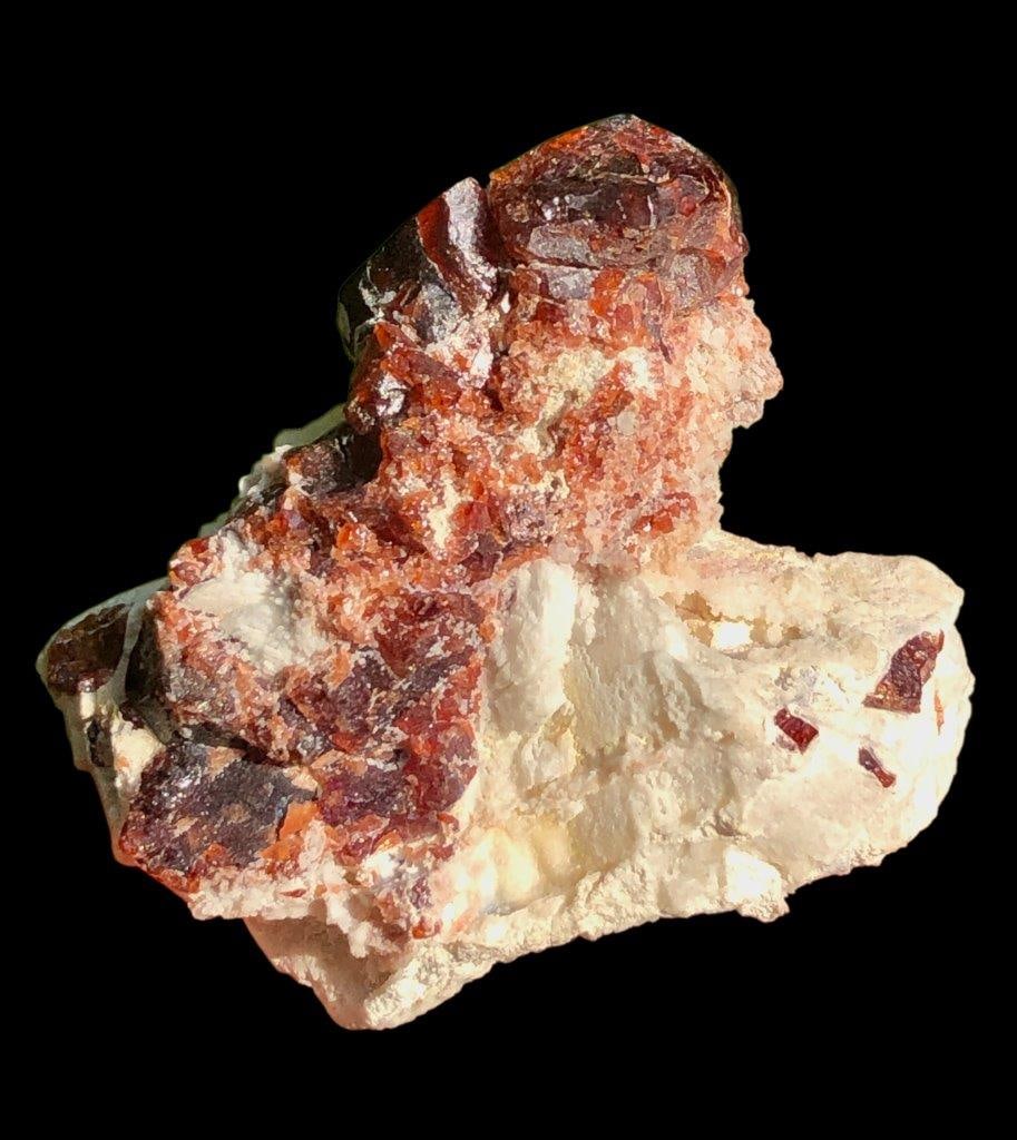 54 Grams Natural Garnet Crystals with Mother Rock ? Raw Red Garnet Mineral Specimen for Collection &: 54 Grams Natural Garnet Crystals with Mother Rock ? Raw Red Garnet Mineral Specimen for Collection & D?cor - 45X50X22 mm Mineral Specimen for Collection & D?cor - 37X22X40 mm Shipping Rate: FREE SHIPP