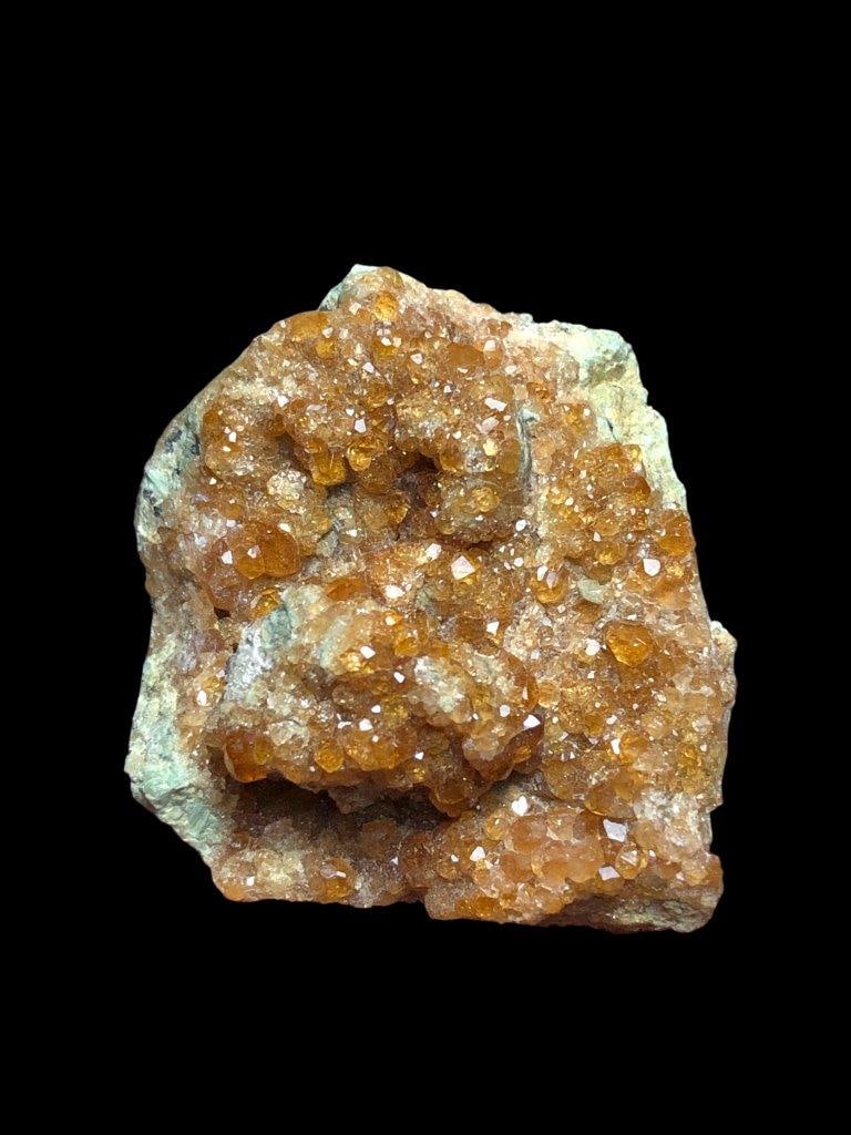 Hessonite Garnet Cluster On Matrix Specimen: 30 Grams Mineral Specimen from Pakistan (1 of 2)