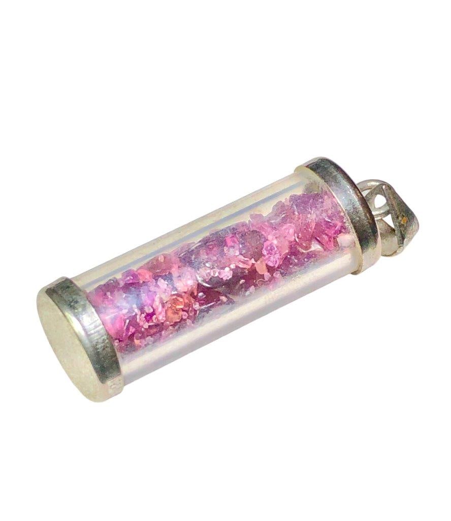 Fluorite Crystals Pendant in Silver: Fluorite Crystals Pendant in Silver Shipping: