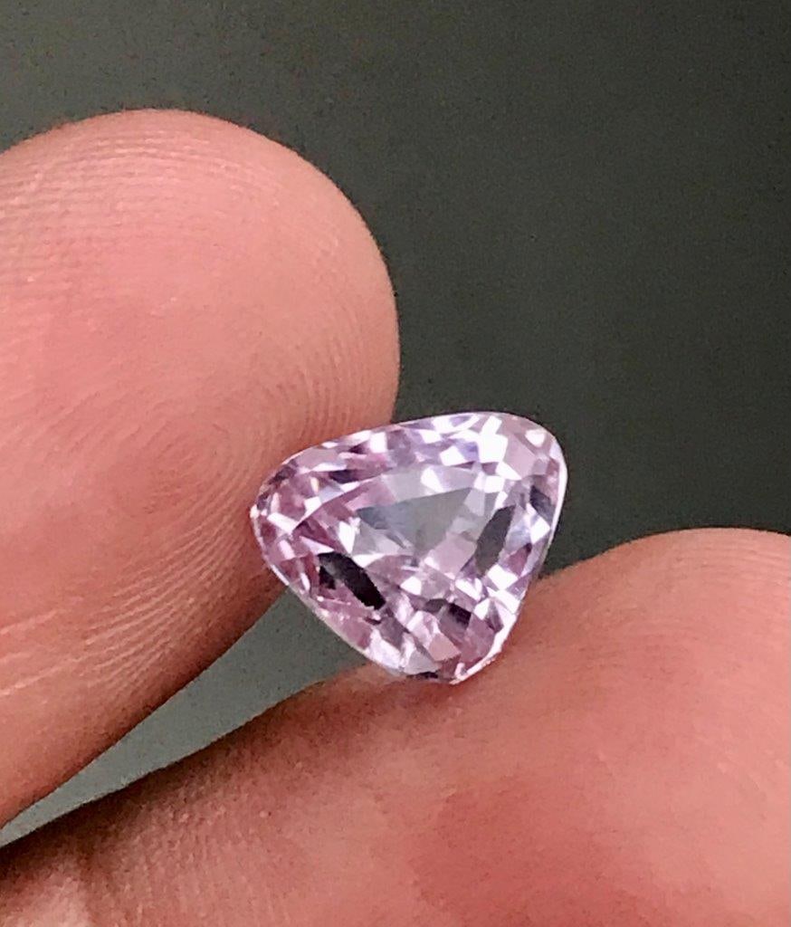 Natural Baby Pink Kunzite Gemstone Premium Jewelry Stone - 3.50 Carats - 8X9X8 mm: Natural Baby Pink Kunzite Gemstone Premium Jewelry Stone - 3.50 Carats - 8X9X8 mm
