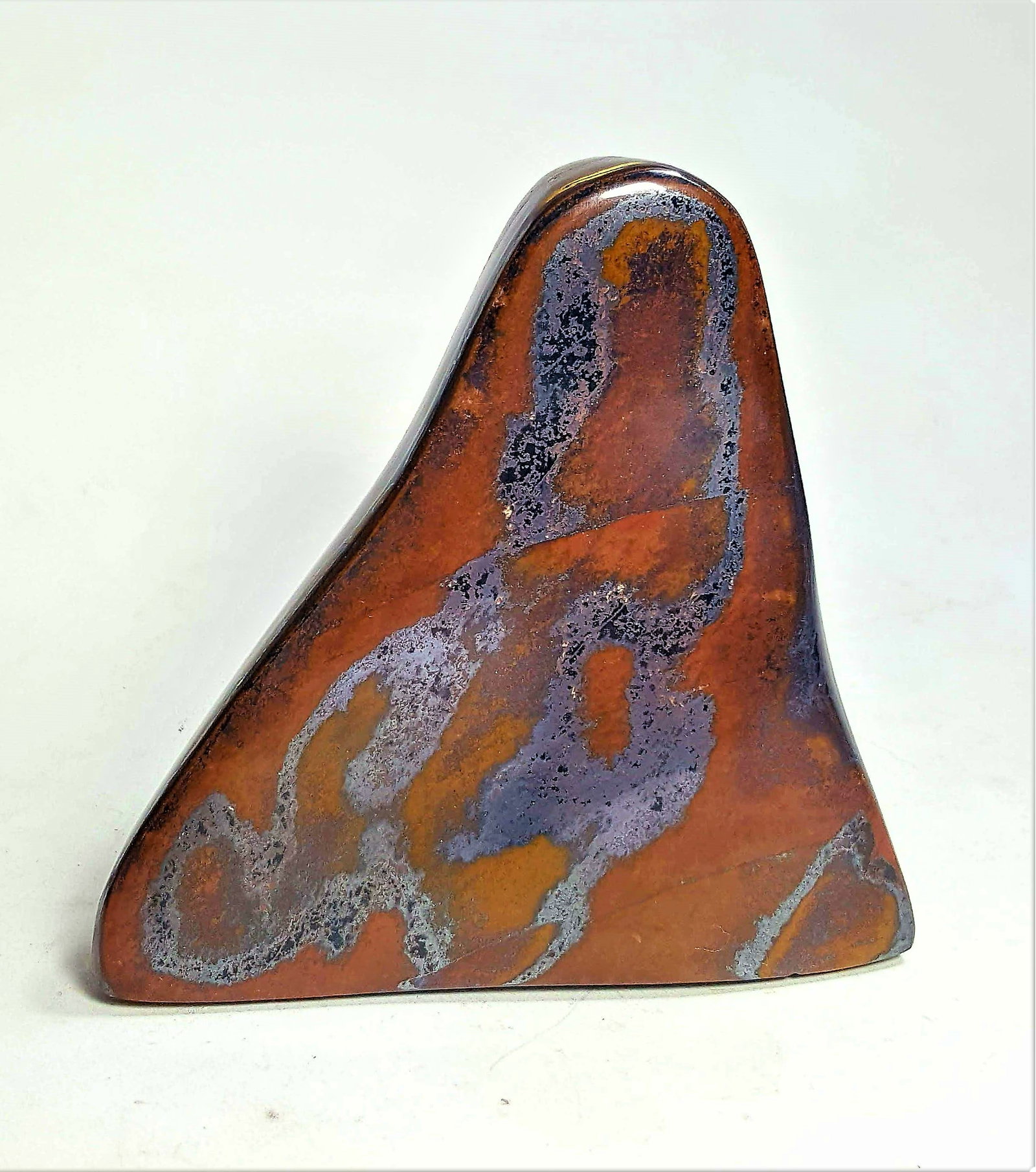 Tiger's eye Tumble With Ocean Waves - 493.7 Grams (1 of 2)