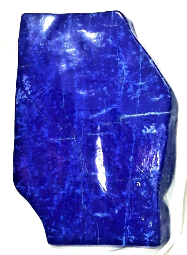 Lapis Lauzli Standing Tumble - 4.89 KG: Lapis Lauzli Standing Tumble - 4.89 KGShipping Rate: $150.00 .shipping rates are determined by Parcel weight and destination.Combined shipping: We offer combine shipping on multiple items purchased to