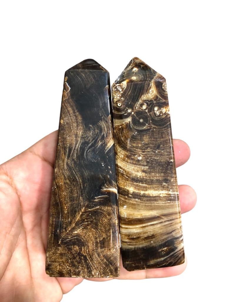 Choclate Calcite Towers 500 Grams (1 of 4)