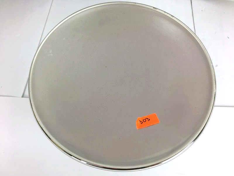 Large Mercury Glass Reflector: Large Mercury Glass Reflector, 16"