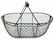 Metal Wire Basket with red handle