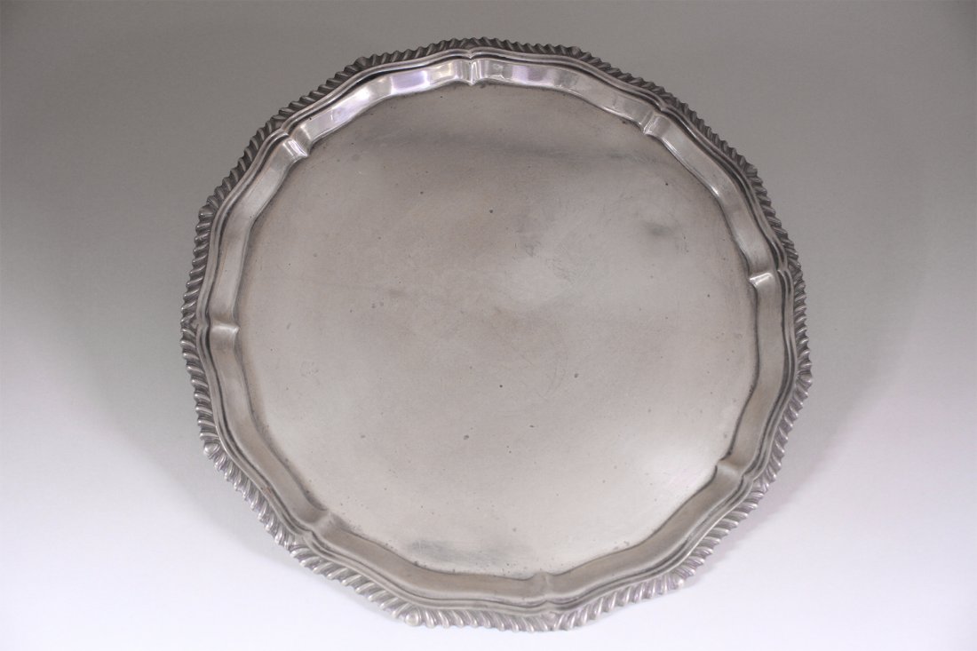 English Silver Tray (1 of 2)