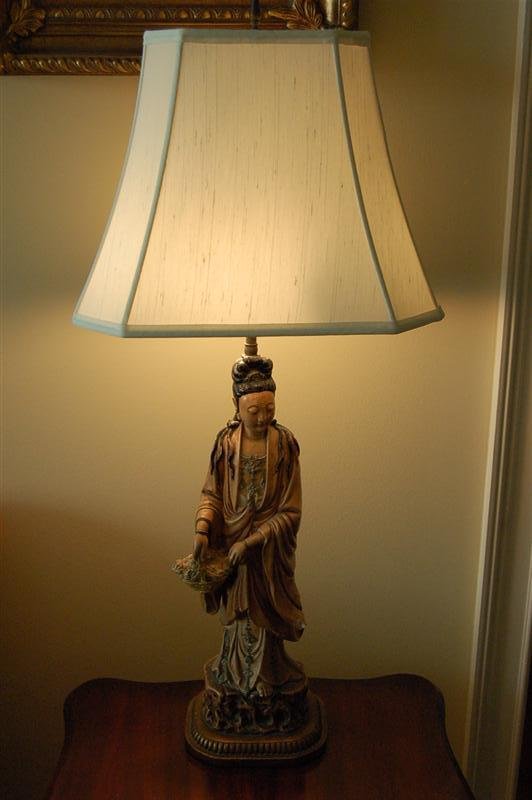 FIGURAL ORIENTAL LAMPS