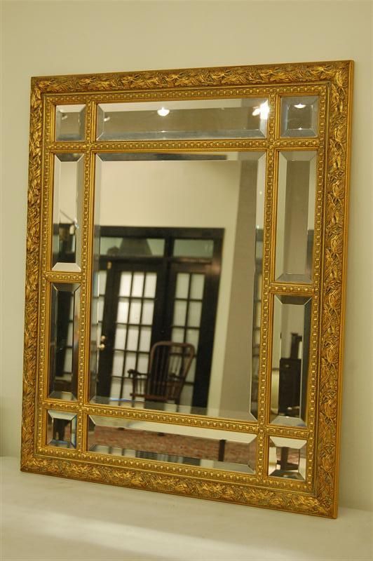 MIRROR W/ 11 BEVELED PANELS - 2