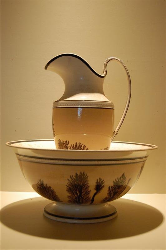 PORCELAIN BOWL & PITCHER