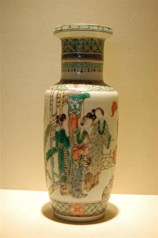 19th C CHINESE EXPORT VASE