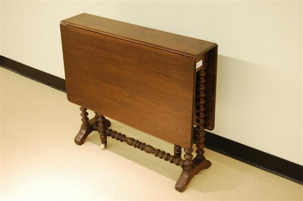 ENGLISH OAK TUCKAWAY TABLE - 2