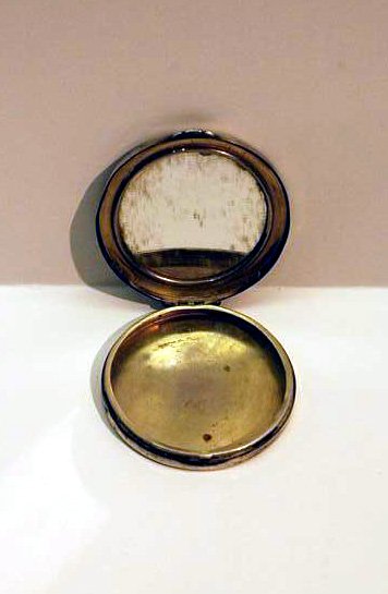 INTERNATIONAL STERLING COMPACT WITH ENAMELED TOP, L - 2